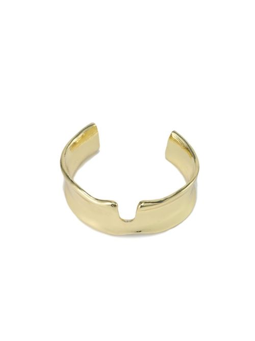 Open Gold Bangle