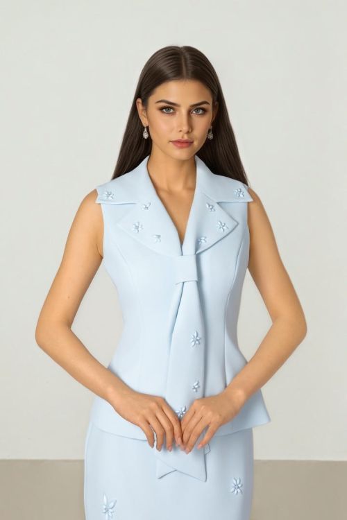 Lapel Tie Top