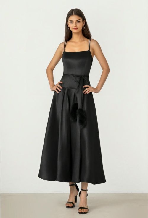 Black Taffeta Dress