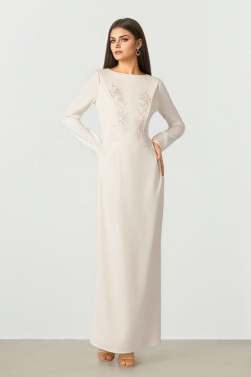 Cape Column Dress