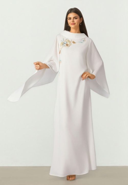Beaded Kaftan Dress