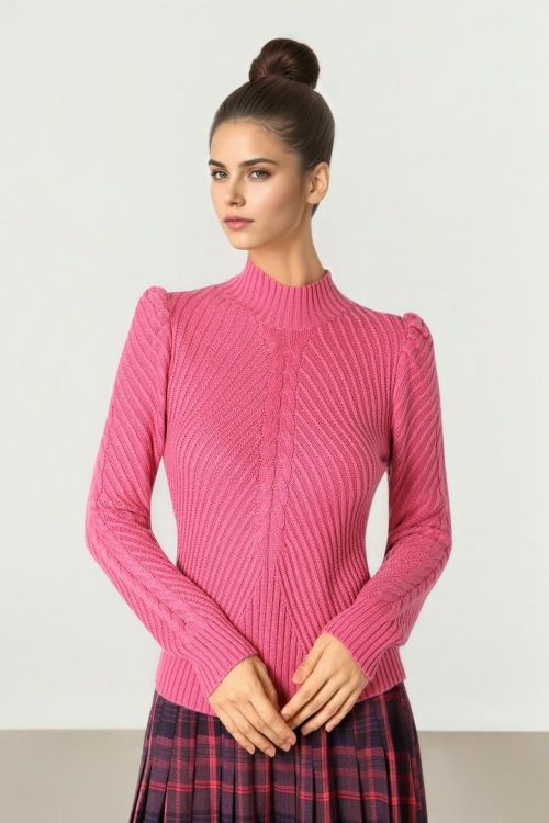 Light Pink Knit Pullover