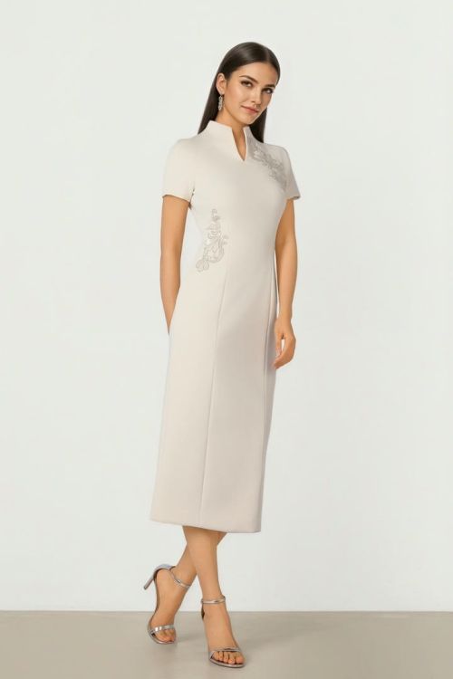 Fitted Neoprene Dress