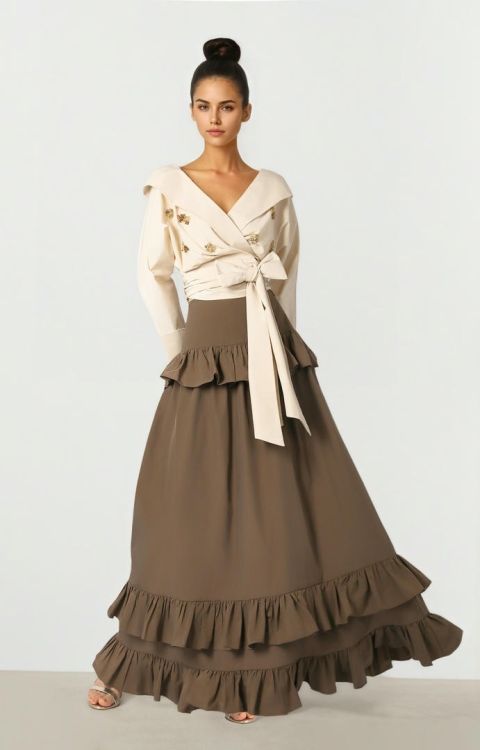 Tiered Ruffle Skirt