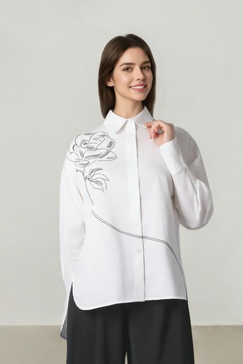Rose Sketch Shirt