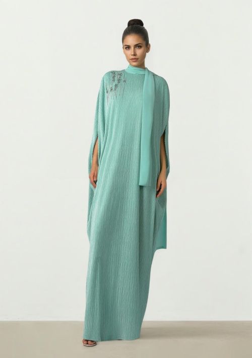 Velvet Embellished Kaftan