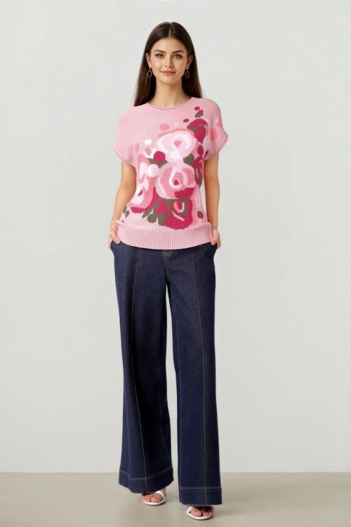 High Waist Wide-Leg Denim Jeans