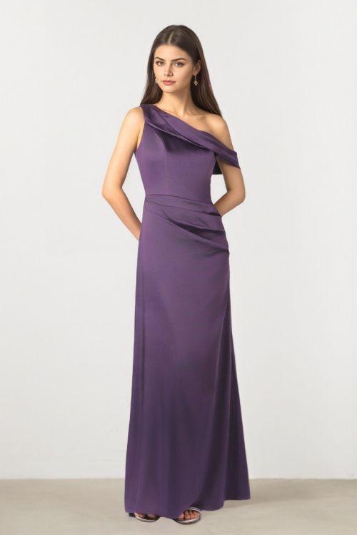 Plum Drape Dress