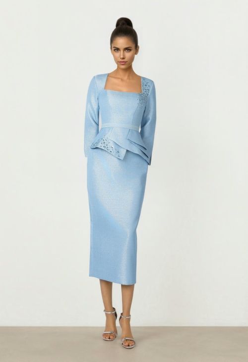 Brocade Pencil Skirt