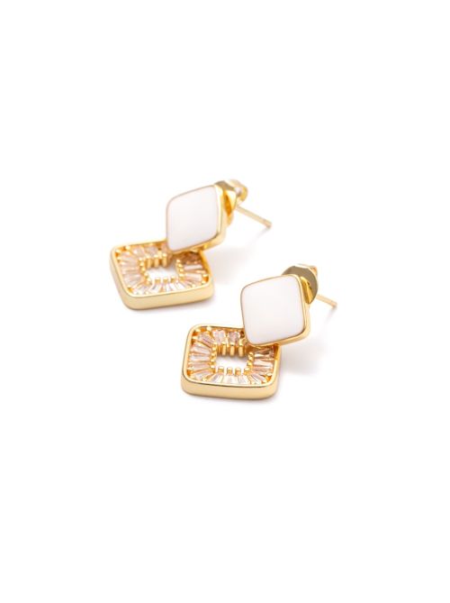Double Rhombus Earring