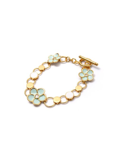 Flower Charm Bracelet