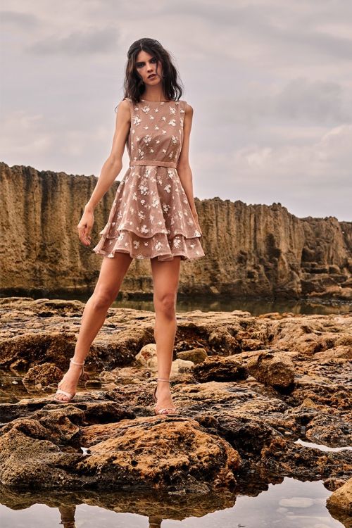 Tiered short dress