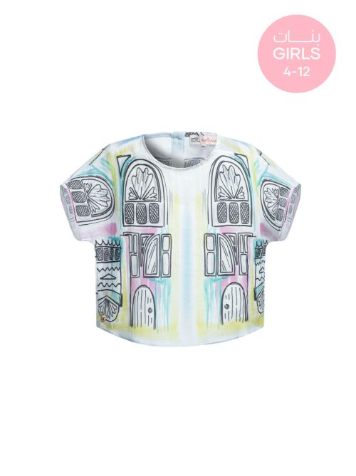 Unique printed Top-Girls