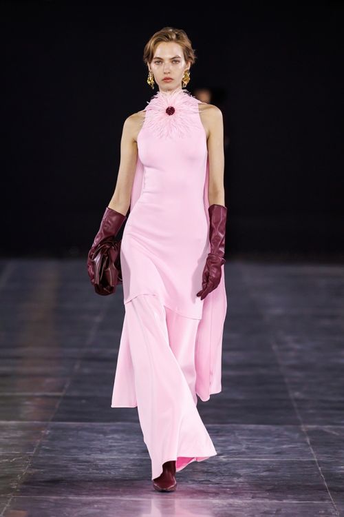 Rose Crepe Dress