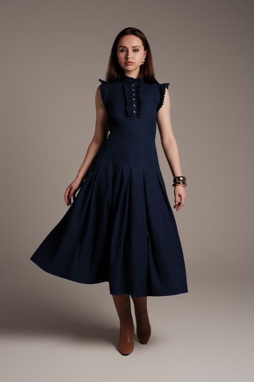 Denim Midi Dress