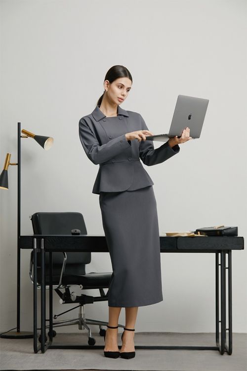Structured Peplum Jacket