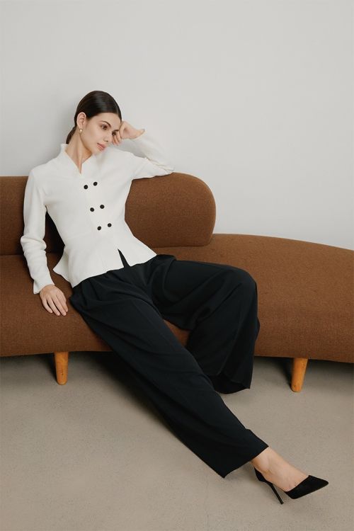 Peplum Elegance Cardigen